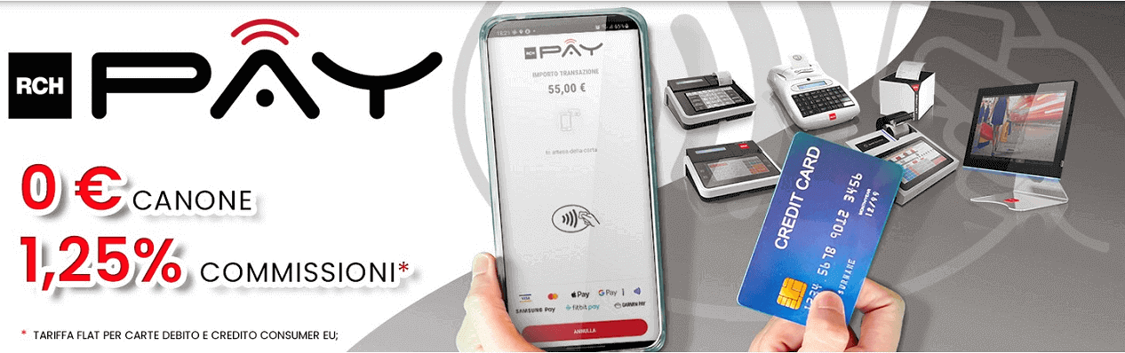 RCH Pay app per pagamenti elettronici