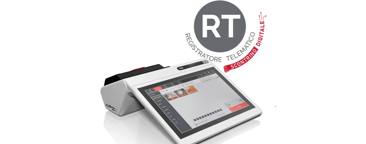 registratore telematico con scontrino digitale rch ape 3 per pizzerie